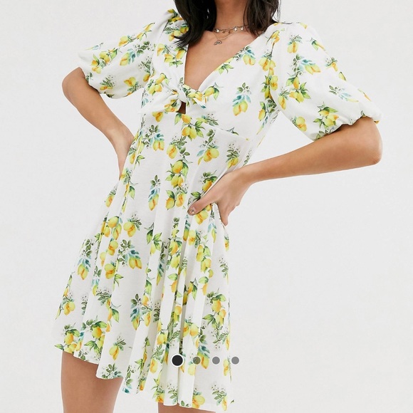 ASOS Dresses & Skirts - Lemon print mini dress
